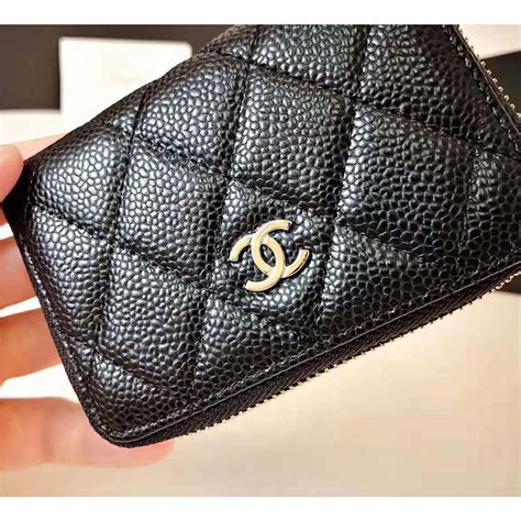 zipped coin purse chanel.